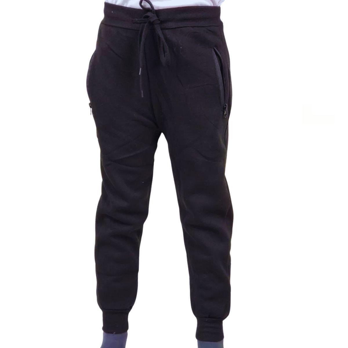 Pantalón Unisex Buzo Juvenil Algodón Sin Forro Polar Liso 213-1