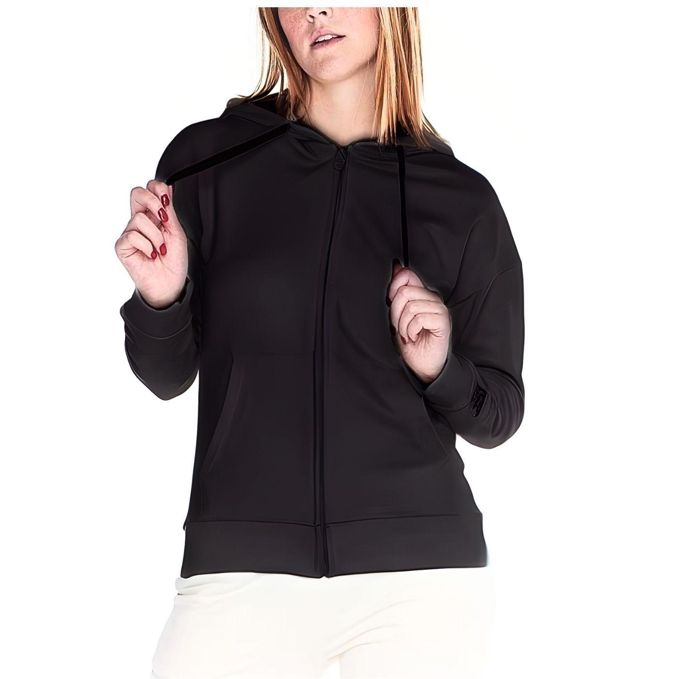 Poleron Mujer Invierno Forro Polar Elasticado Cierre Capucha A1723-0