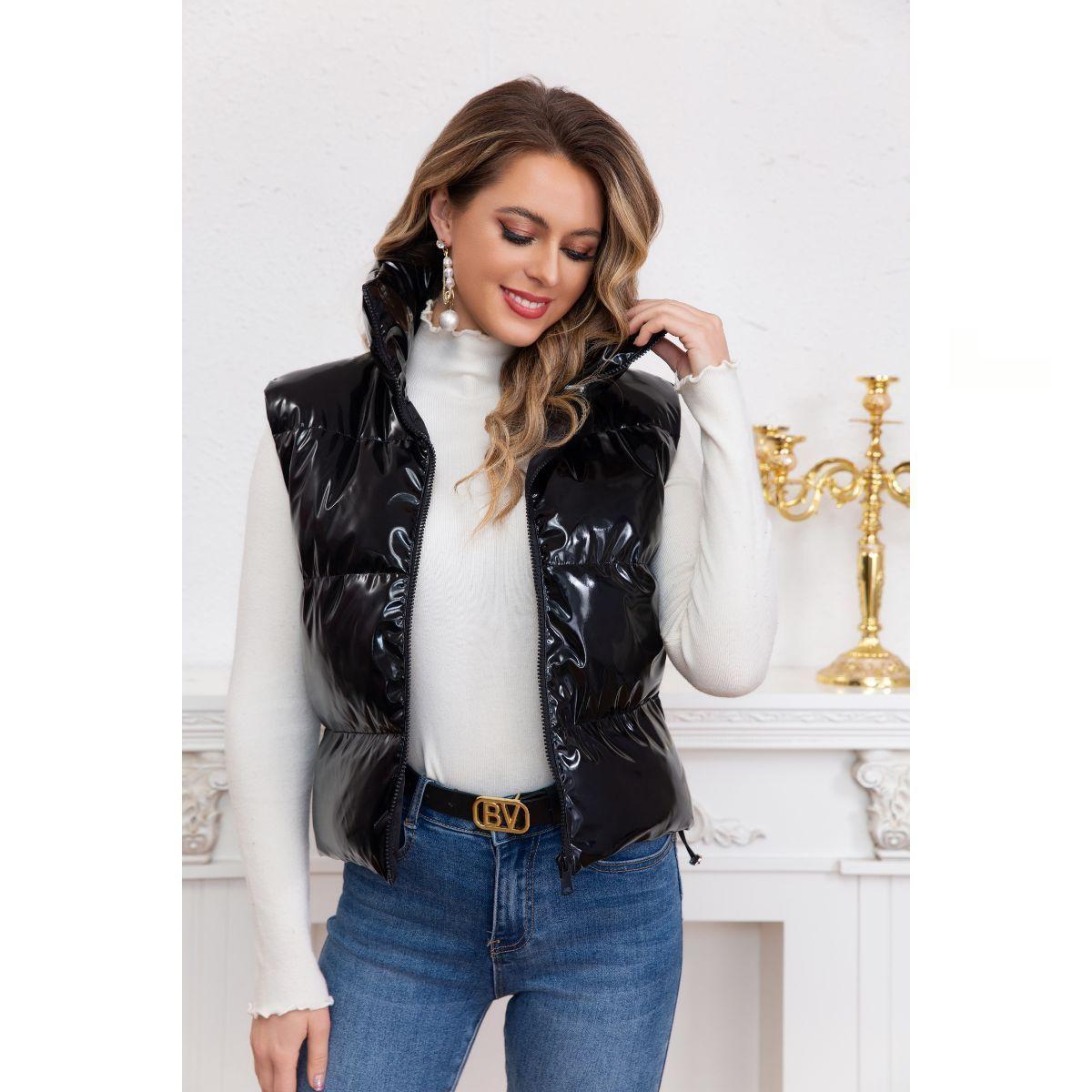 Parka Puffa Mujer Chaqueta Sin Mangas Calidad 5002-0