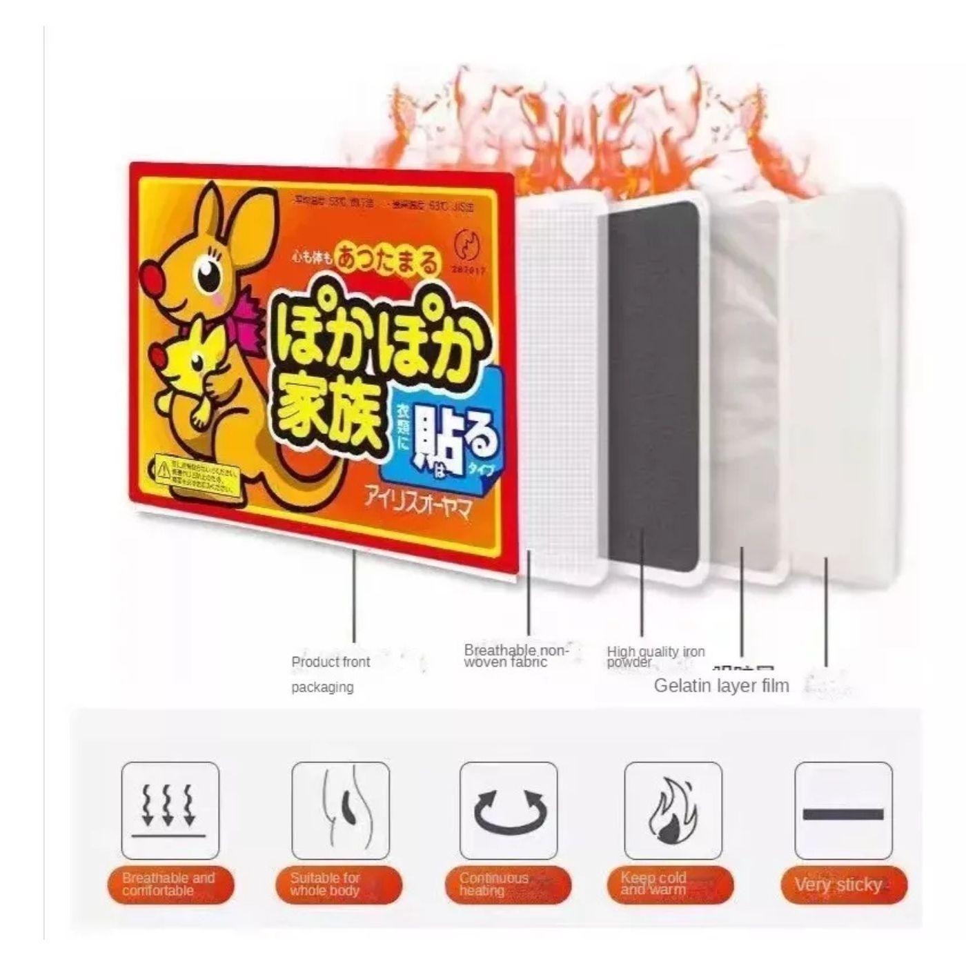 Pack 20 Parches Calientes Terapéuticos Para Dolores 239-3