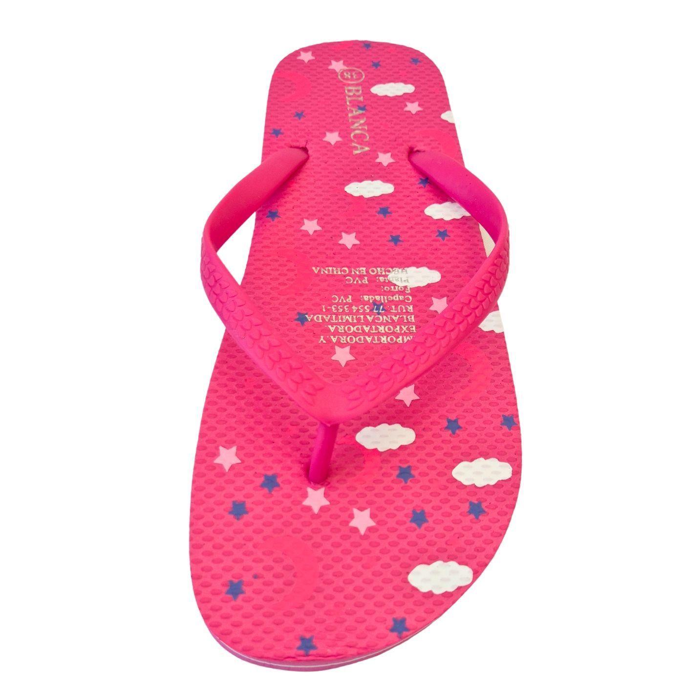 Pack 2 Pares Chalas Mujer Hawaianas Sandalias Suela Goma 1013-5