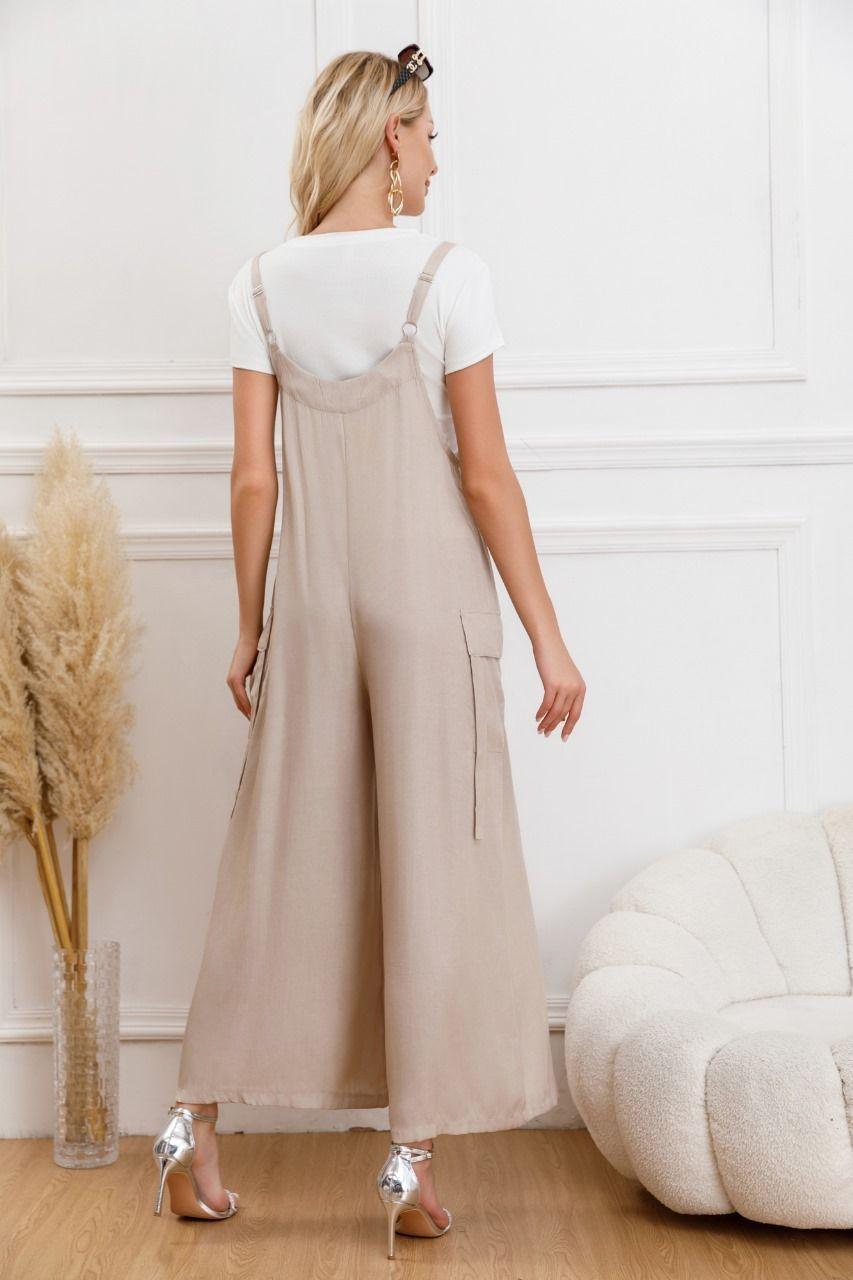 Enterito Mujer Tipo Jardinera Cargo Premium Algodón 3321-2