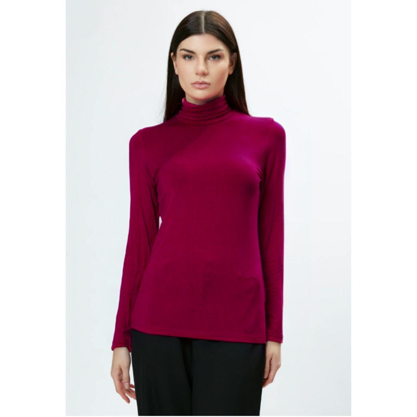 Camiseta Mujer Elasticada Forro Polar Cuello Beatle 4219-0