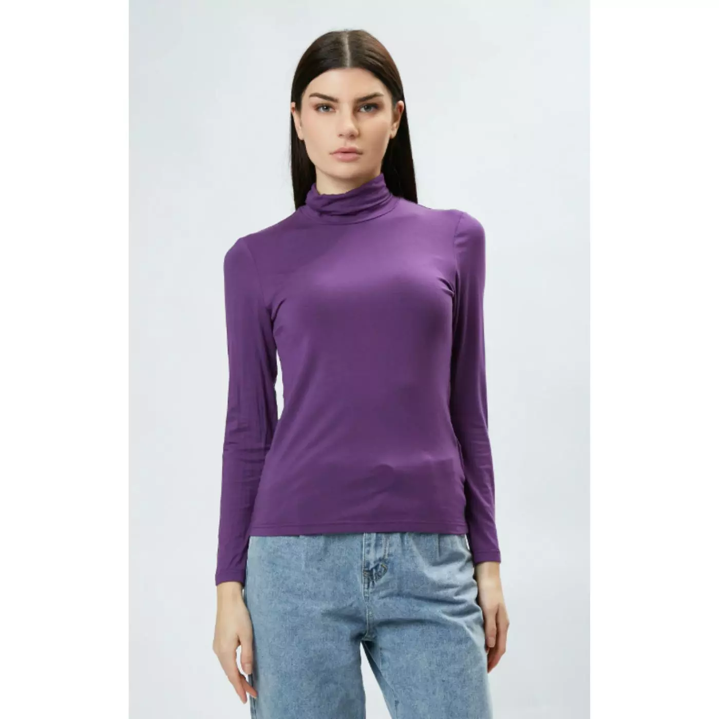 Camiseta Mujer Elasticada Forro Polar Cuello Beatle 4219-0
