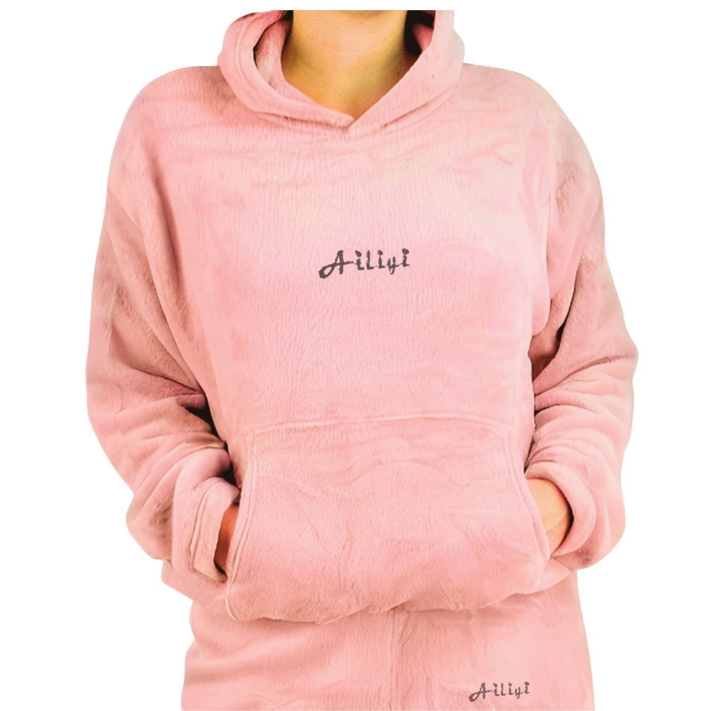 Pijama Mujer Polar Invierno Con Gorro Excelente Calidad 1763-2