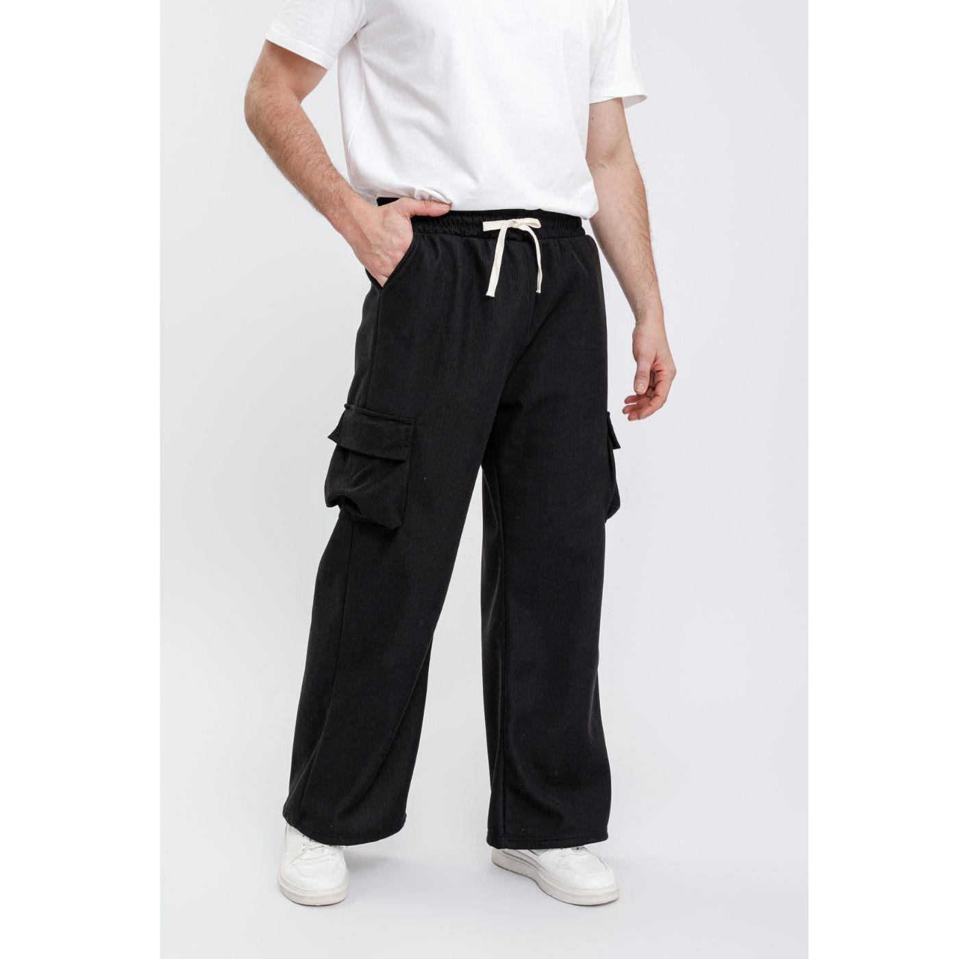 Pantalón Pierna Ancha Wide Leg Hombre Cargo Excelente Calidad 7133-2
