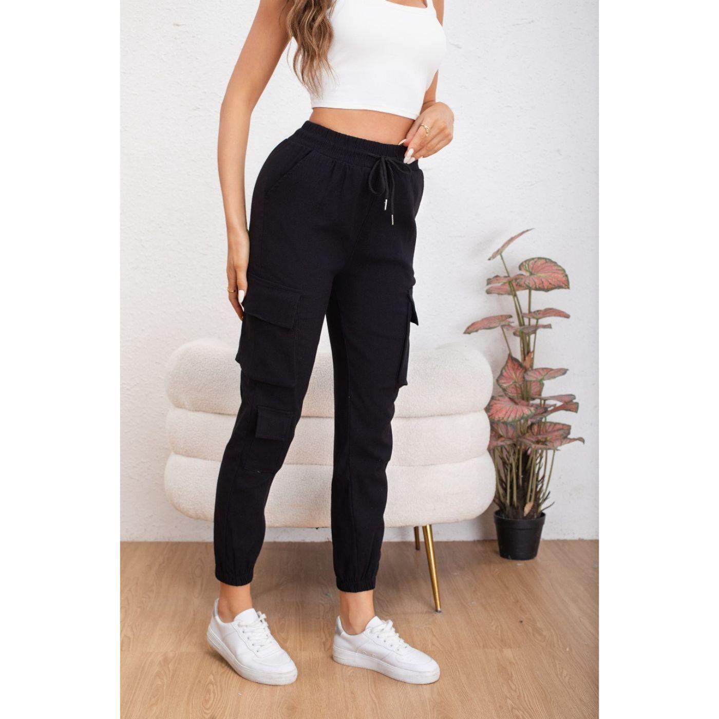 Pantalones Mujer Leggins Cargo Elasticados Tela Jeans 2010-2