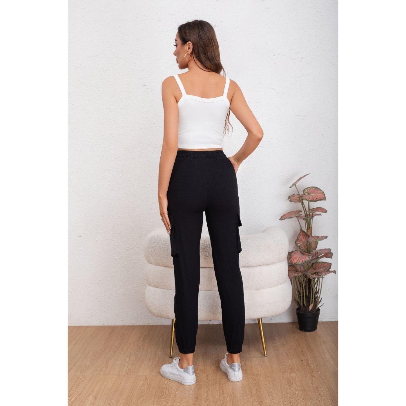 Pantalones Mujer Leggins Cargo Elasticados Tela Jeans 2010-3