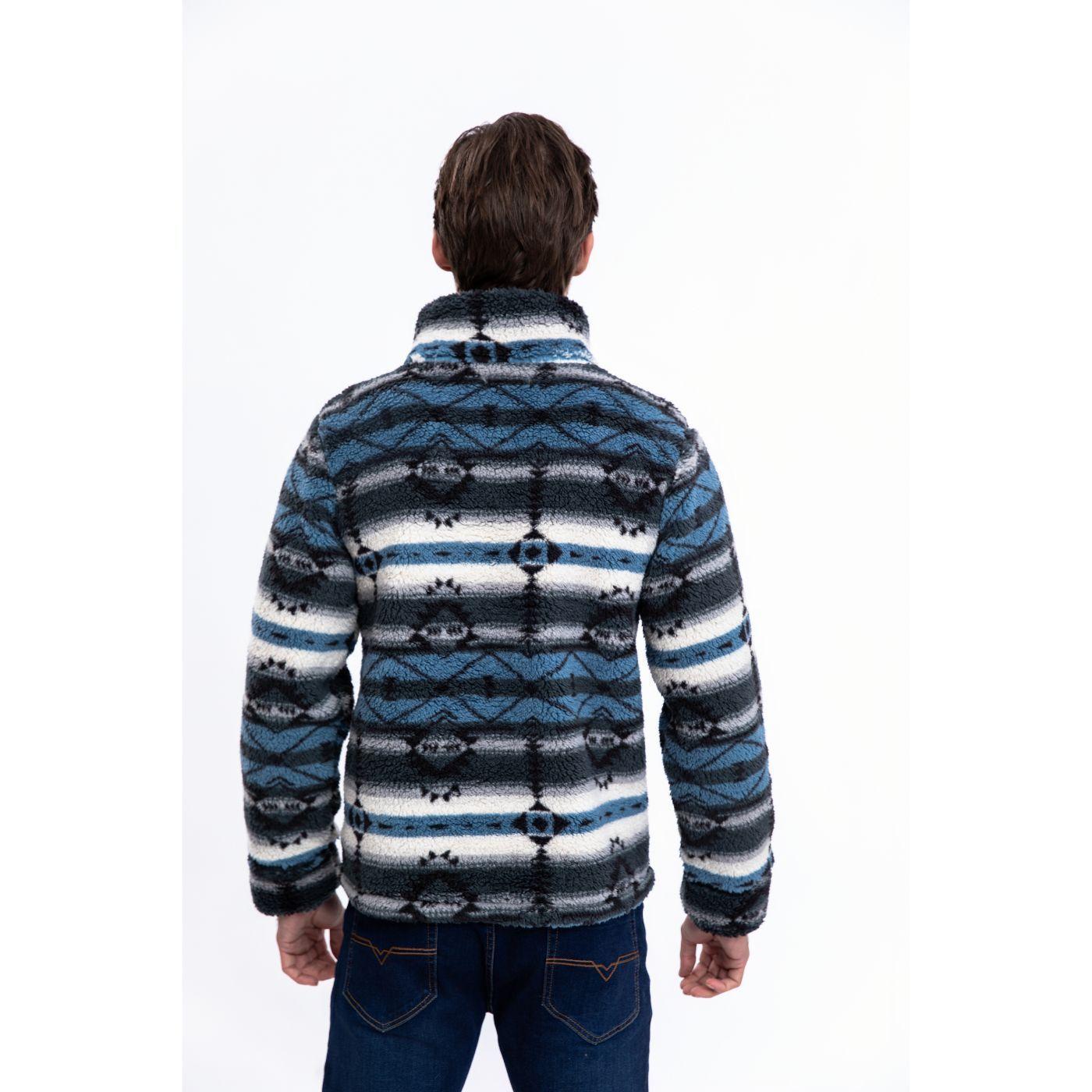Polerón Peludo Étnico Otoño Invierno Chaqueta Hombre 6076-2