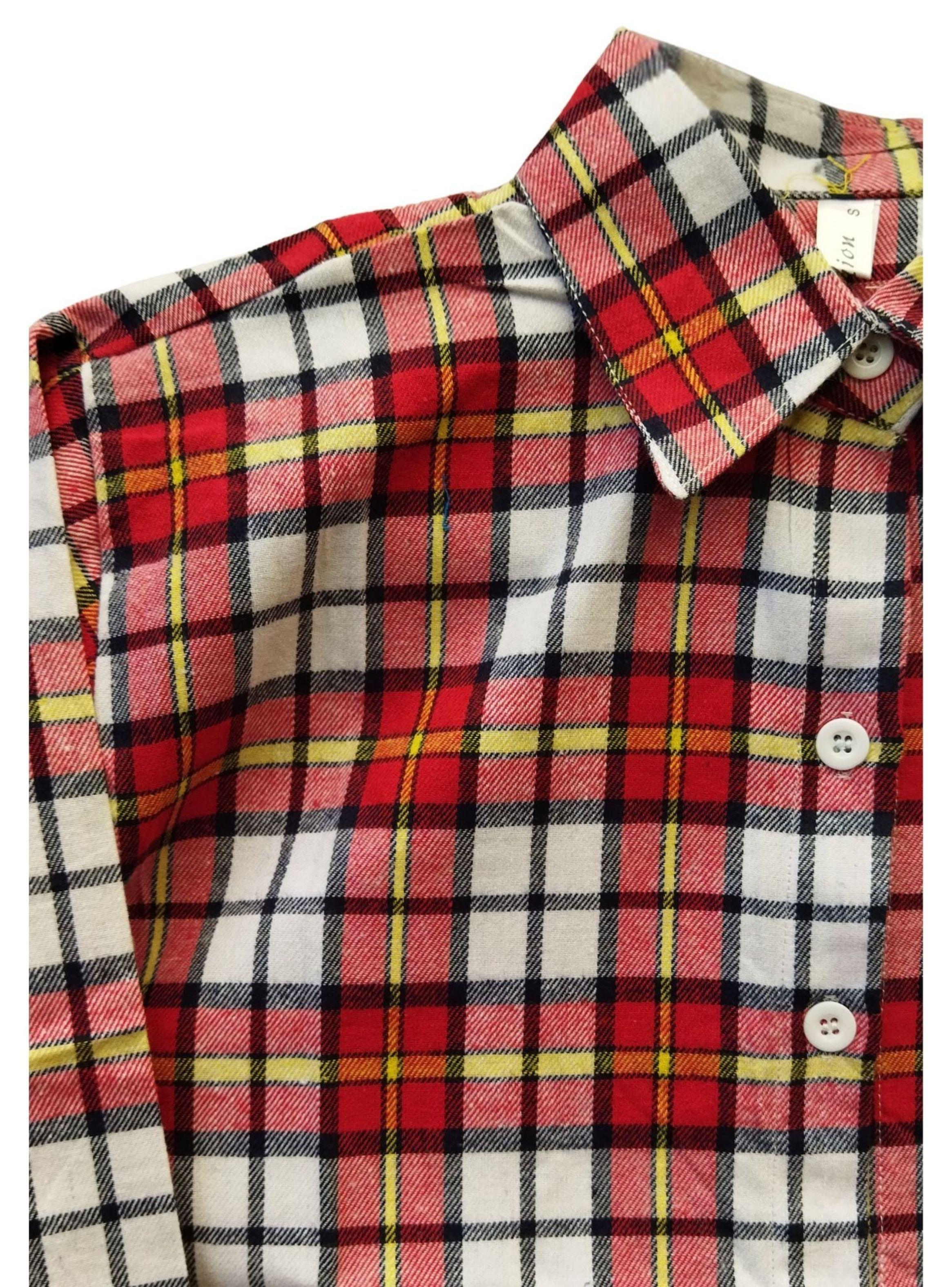 Camisa Leñadora A Cuadros Hombre Juvenil Invierno A1770-3