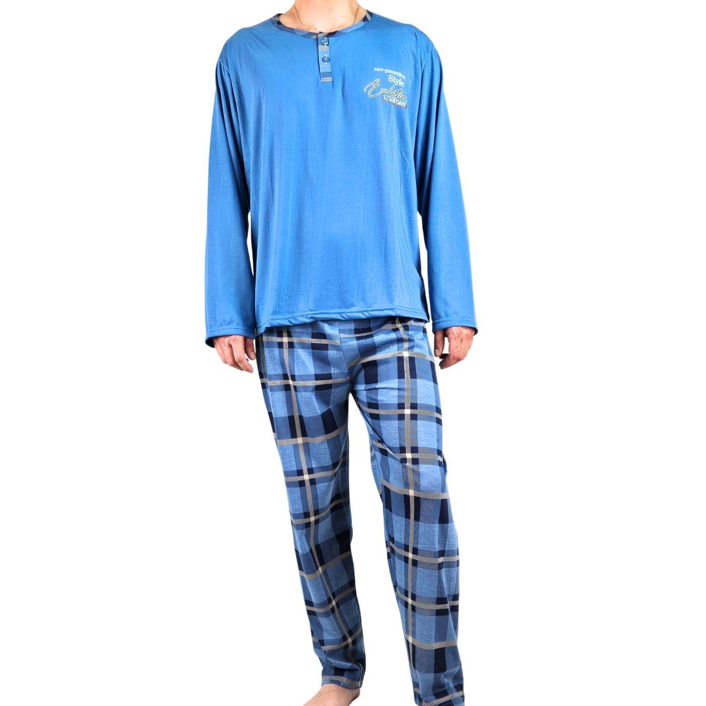 Pijama Hombre Manga Larga Verano 528-0