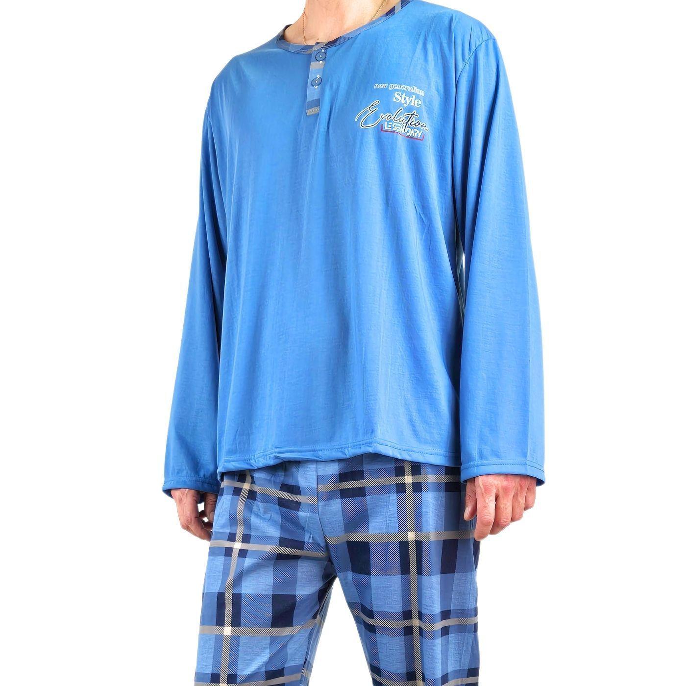 Pijama Hombre Manga Larga Verano 528-2