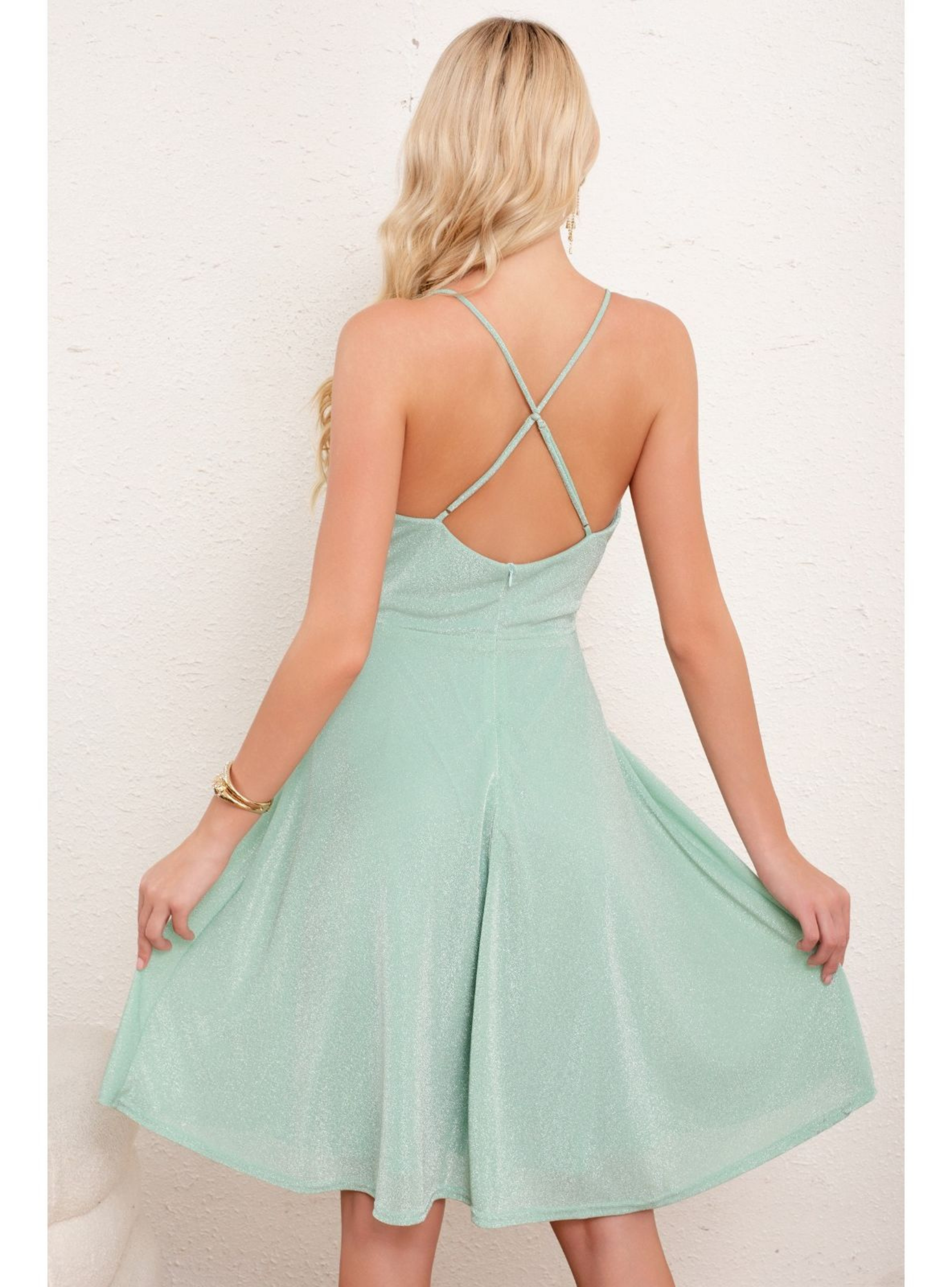 Vestido Mujer Formal Fiesta Gala Noche Calidad Premium Brillos 2021 -3