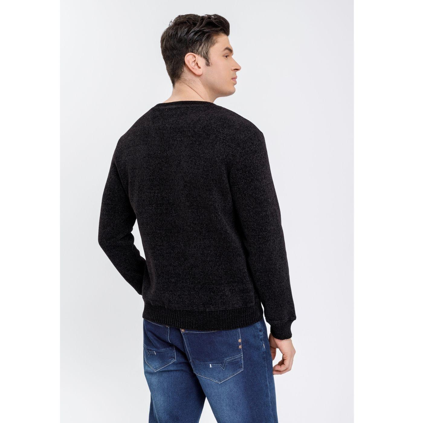 Sweater Frisado Hombre Cuello V Excelente Calidad Tela Chenille 01-3
