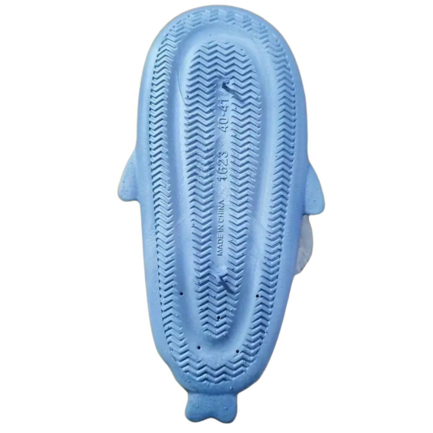 Pantufla Zapato de Descanso Diseños Tiburón Forro Piel Tendencia. 934-3