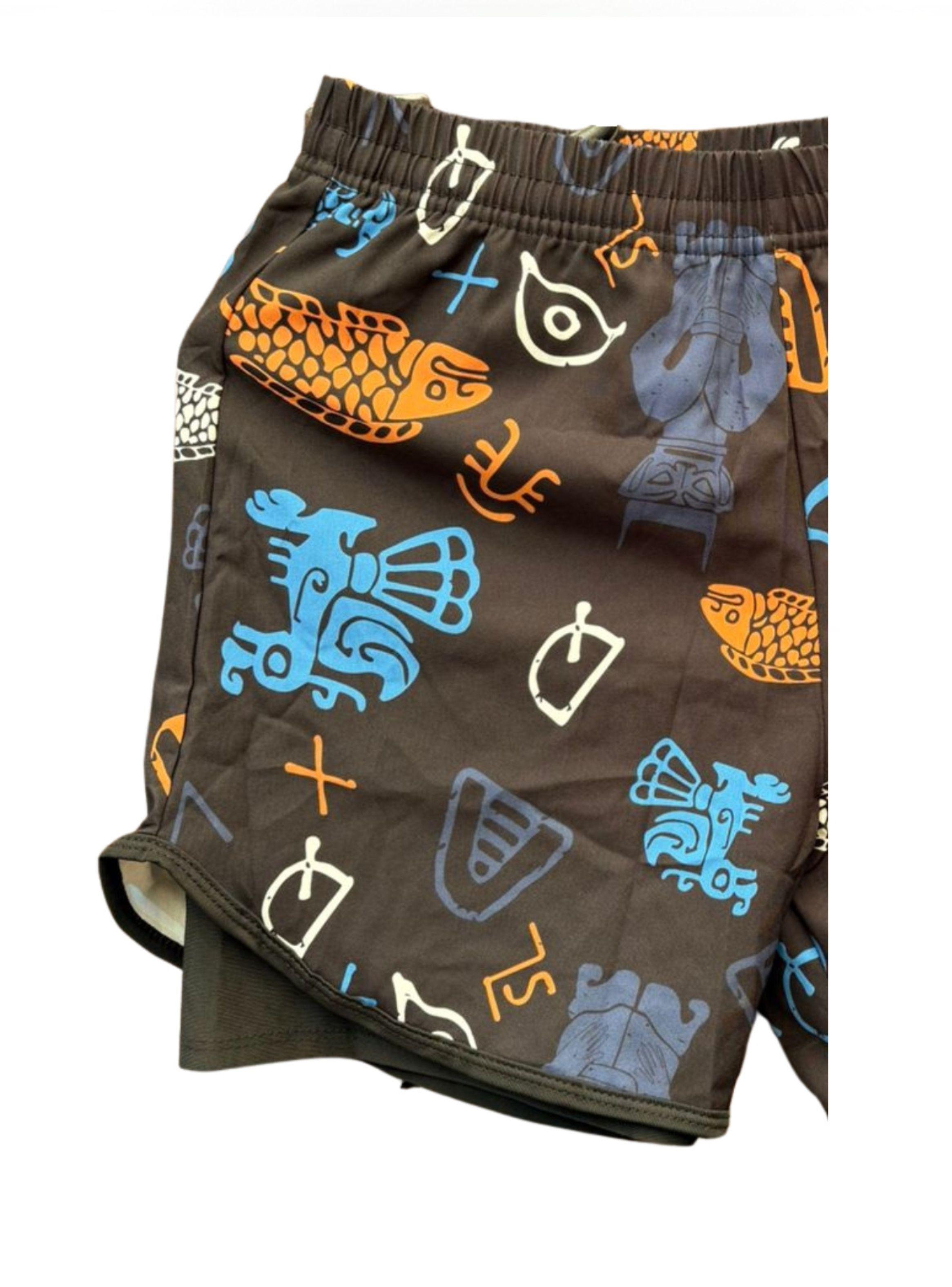 Conjunto De Baño Hombre Juvenil Short Polera Y Gorro Secado Rápido 8002-2