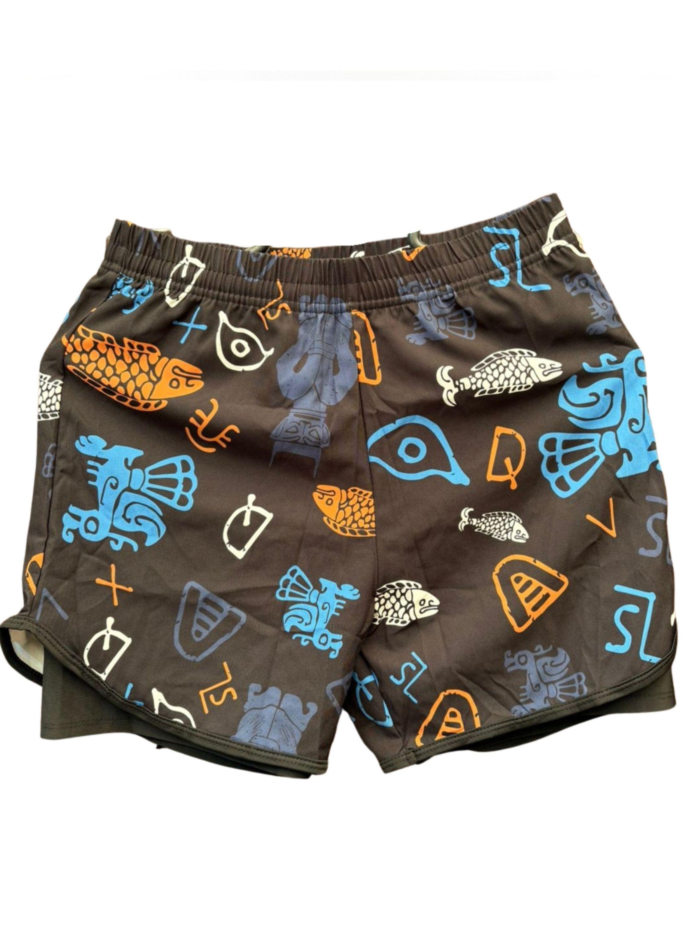 Conjunto De Baño Hombre Juvenil Short Polera Y Gorro Secado Rápido 8002-4