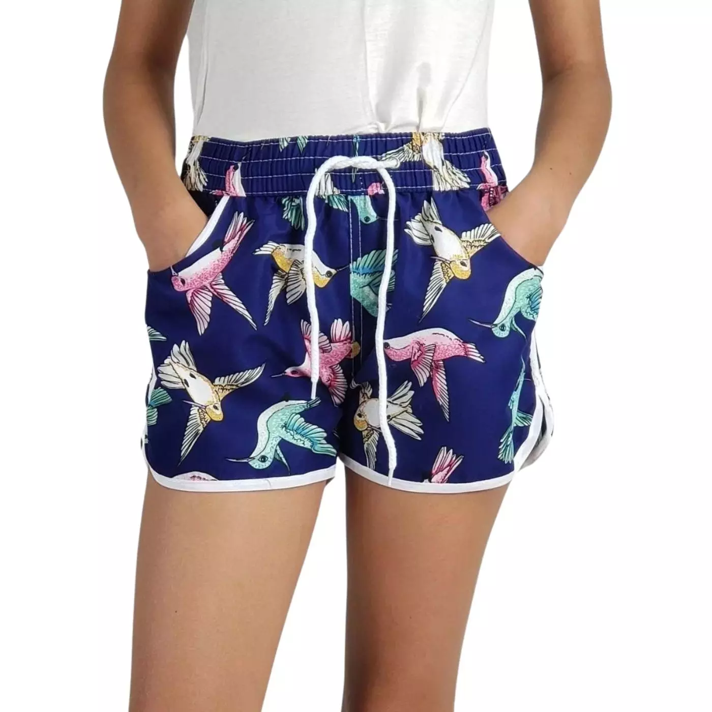 Traje De Baño Niña Juvenil Short De Playa Diseños 503-2