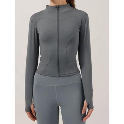 Poleron Deportivo Mujer Ajustado Elasticado Cierre 9014-2