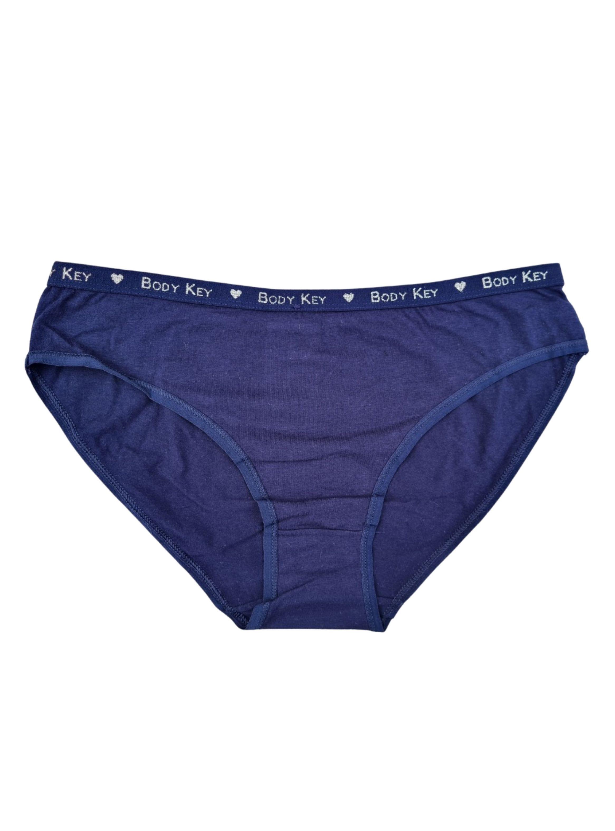 Pack 3 Calzón Algodón Tanga Bikini Pretina Mujer Liso #4-3