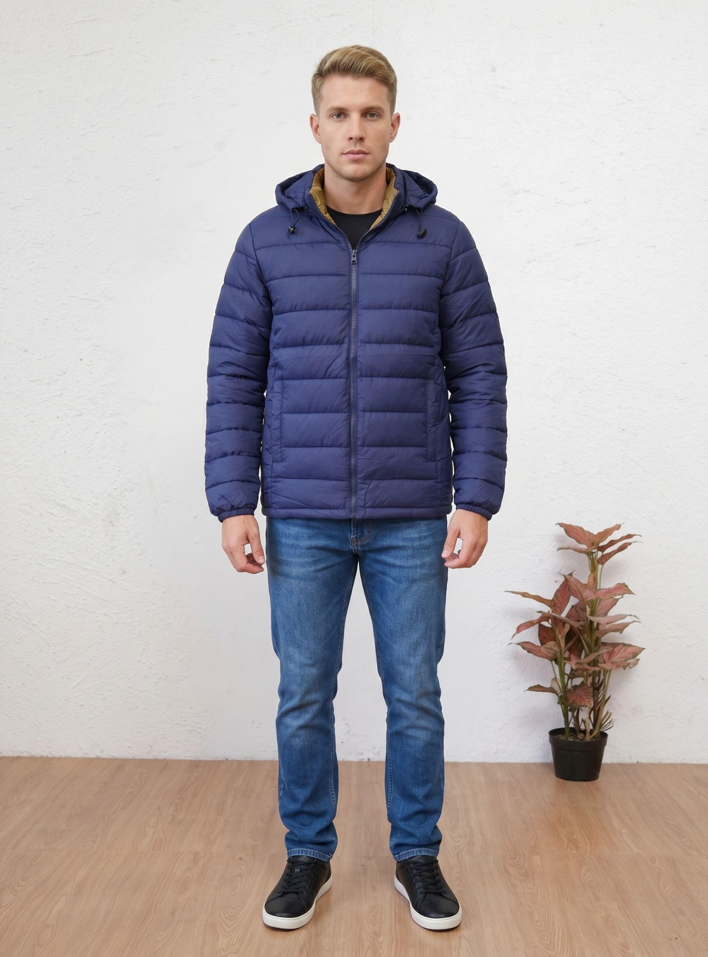 Parka Hombre Chaqueta Calidad Premium Resistente Agua Gorro 5014-0