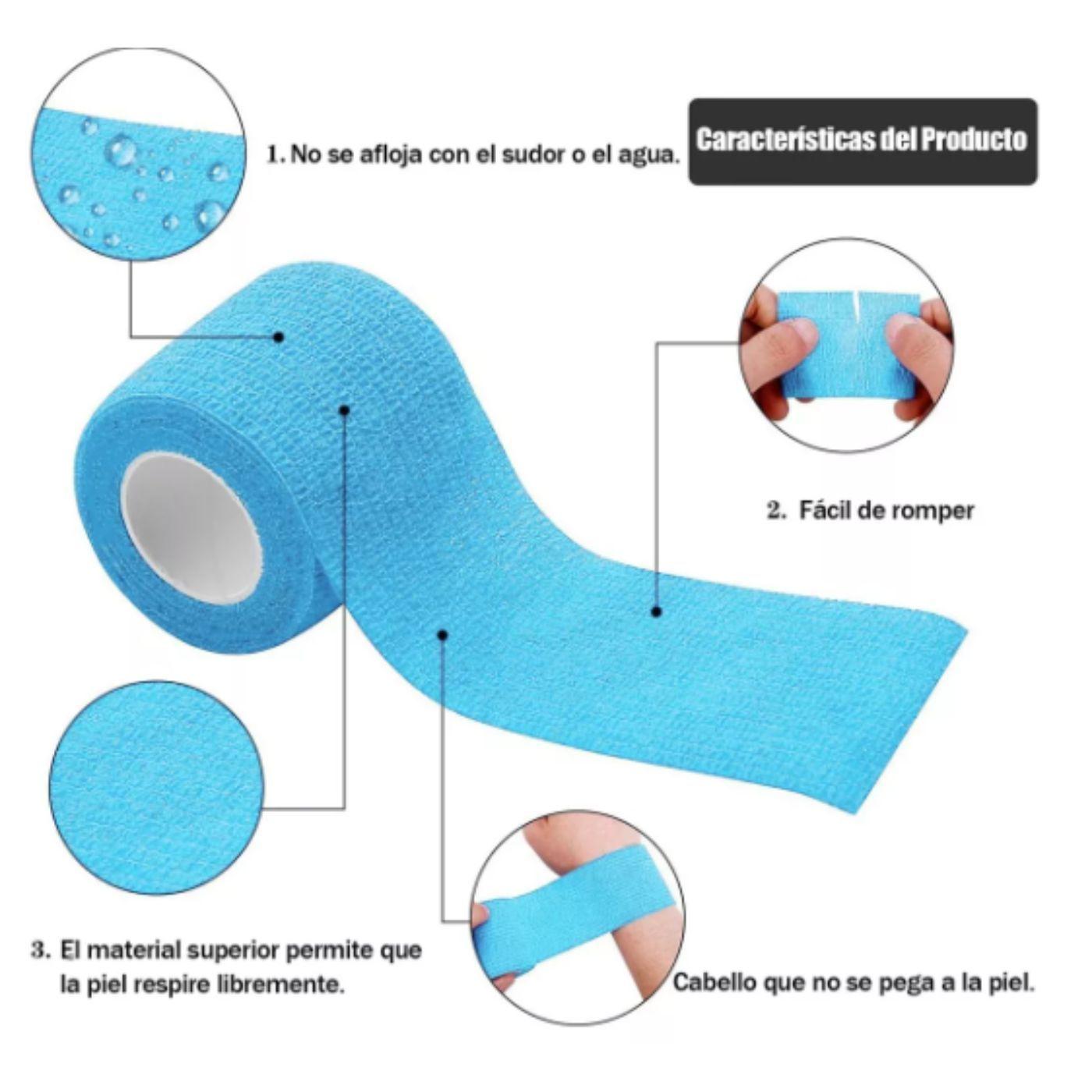 Pack 2 Venda Coban Elastica Cohesiva Autoadherible 990-4