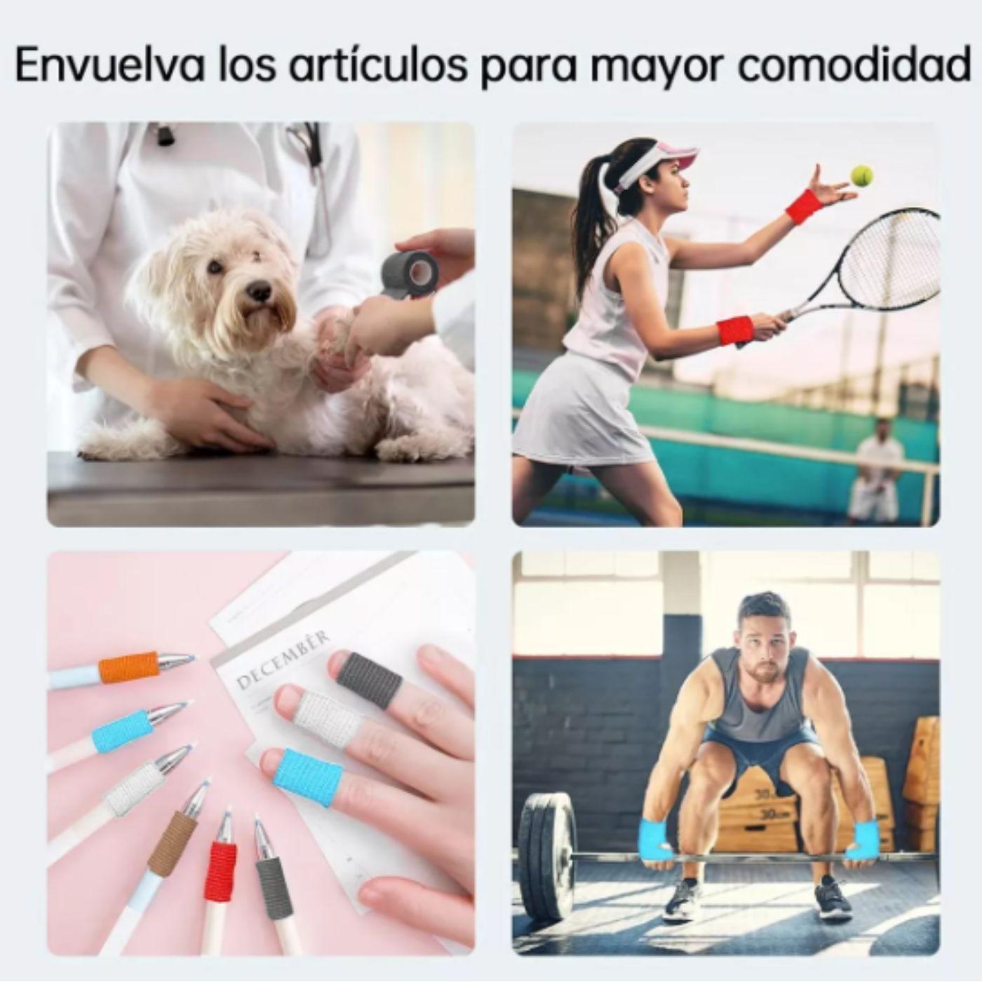 Pack 2 Venda Coban Elastica Cohesiva Autoadherible 990-6