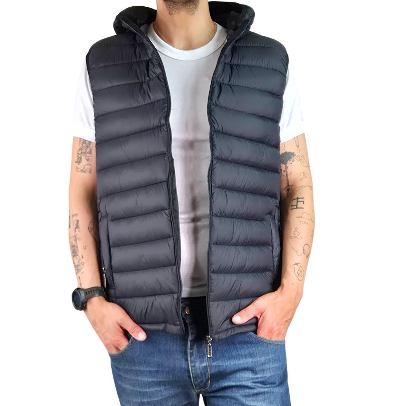 Parka Sin Mangas Hombre Chaqueta Calidad Premium Gruesa 909-2