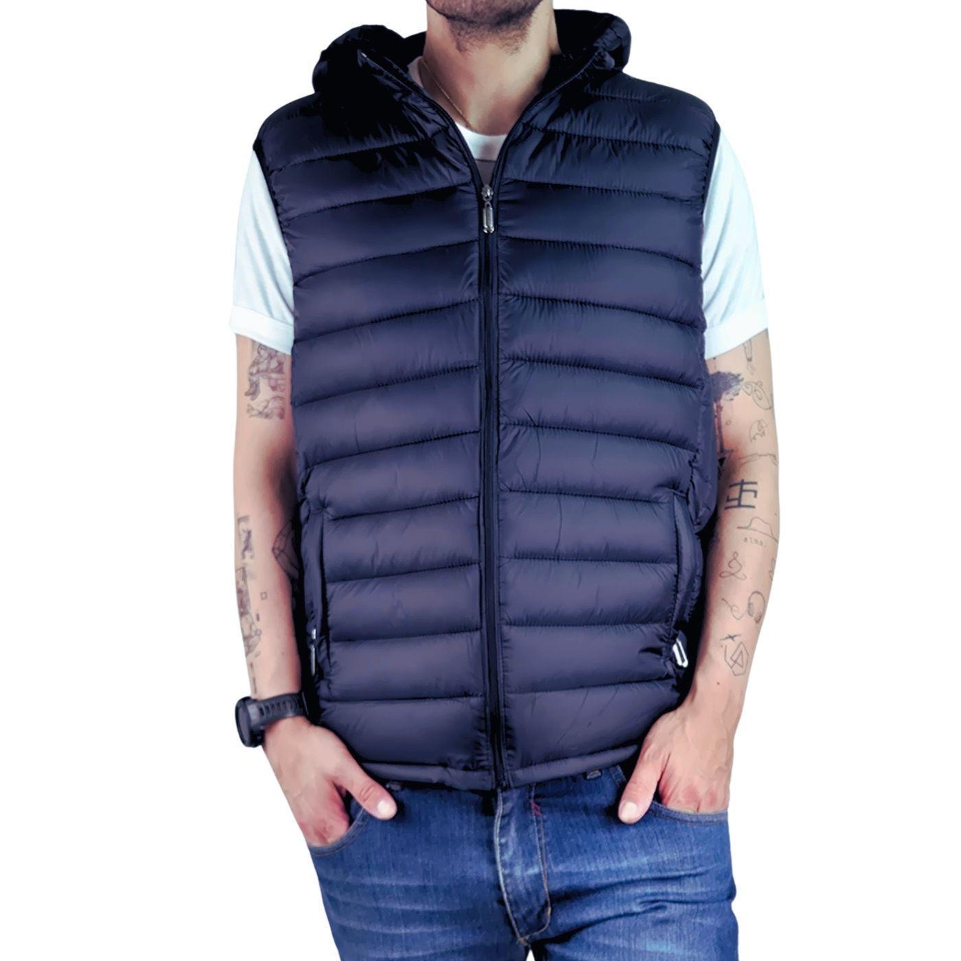 Parka Sin Mangas Hombre Chaqueta Calidad Premium Gruesa 909-0