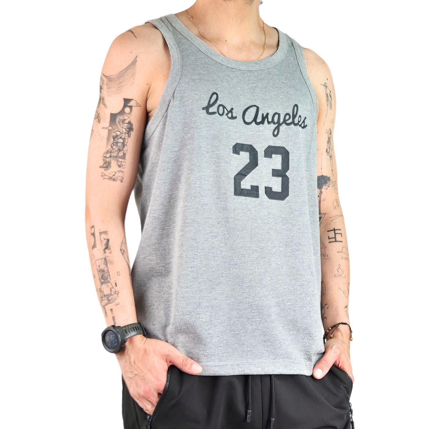 Polera Sin Manga Musculosa Hombre Diseño LA 288-0