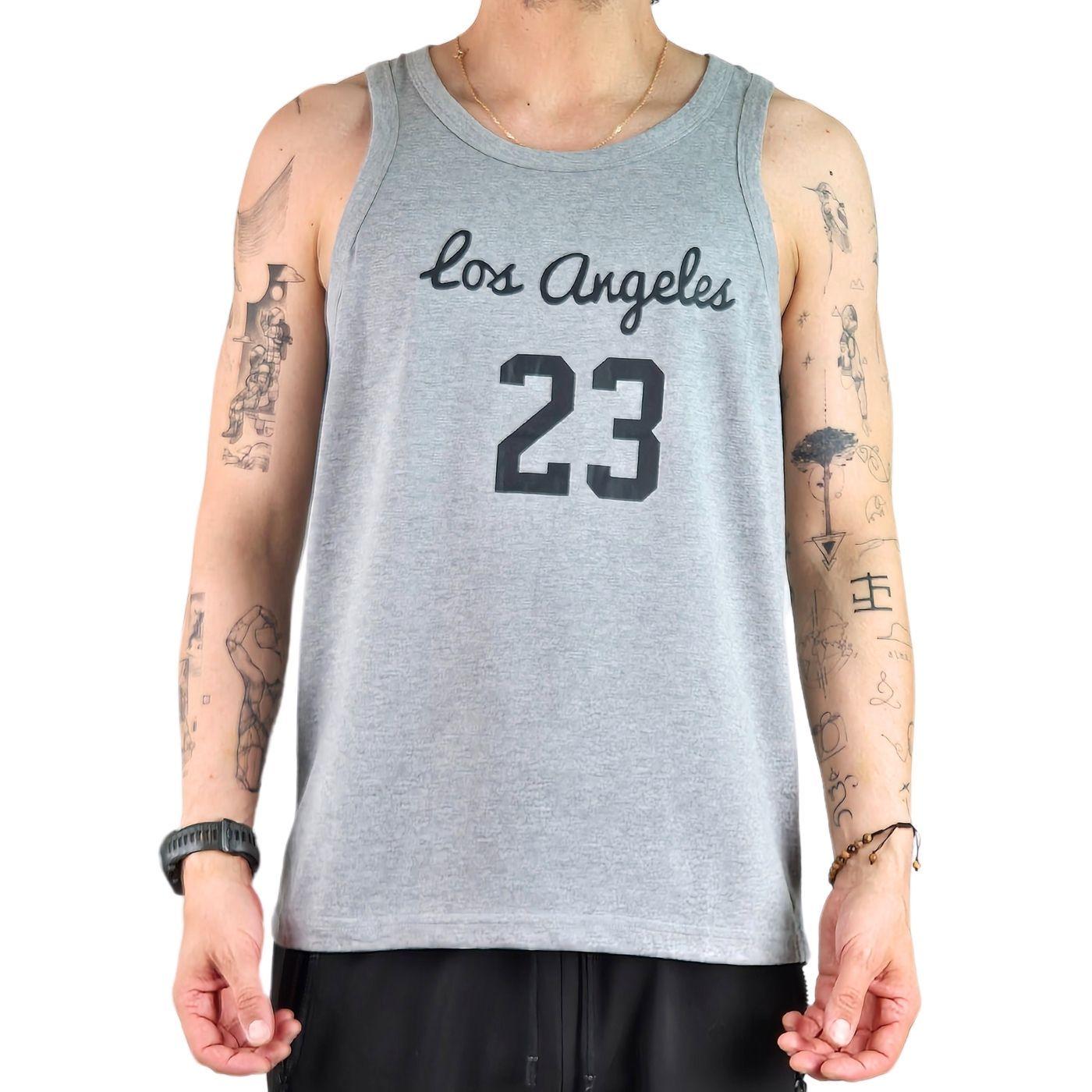 Polera Sin Manga Musculosa Hombre Diseño LA 288-2