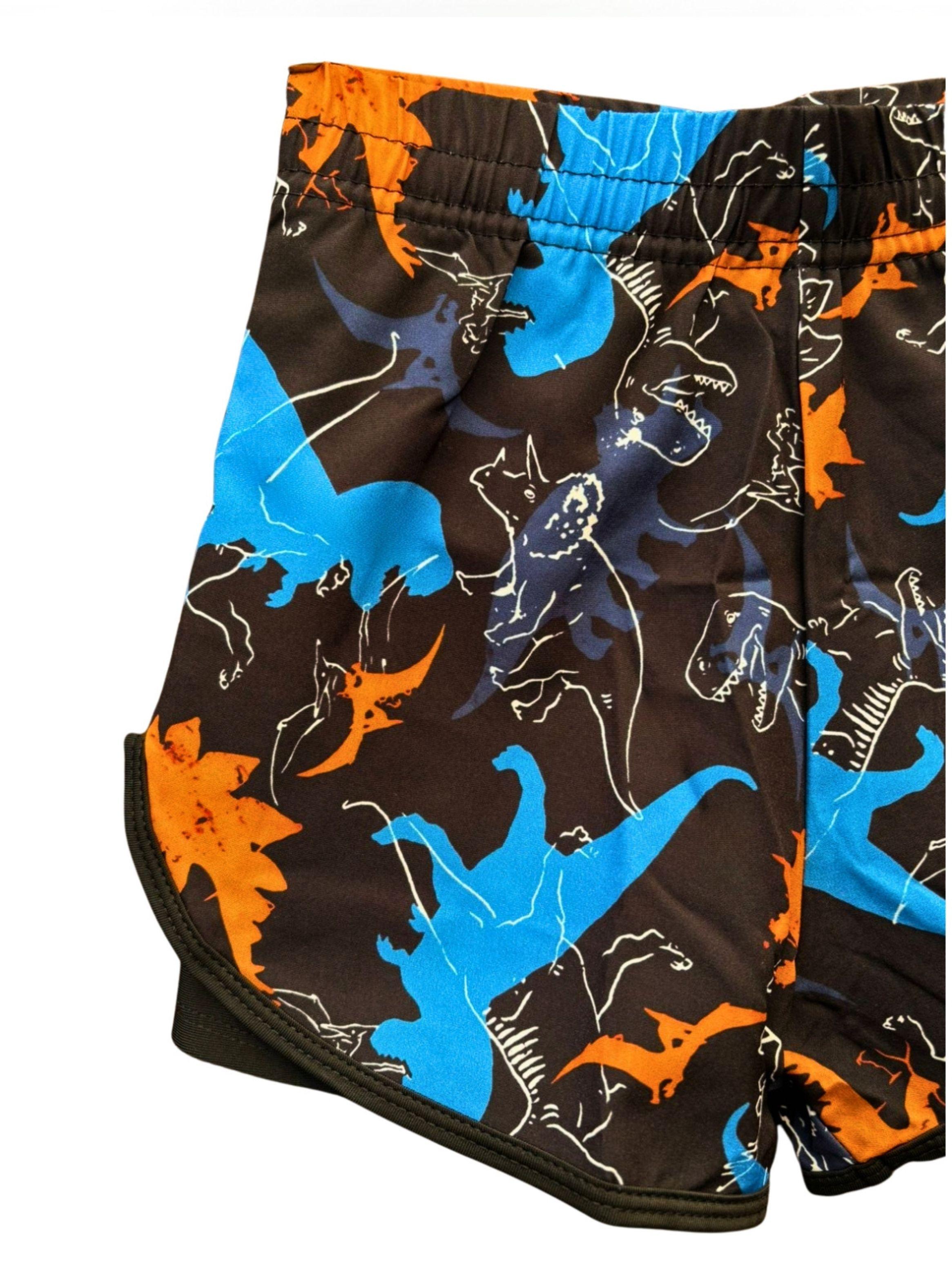 Conjunto De Baño Niños Short Polera Y Gorro Secado Rápido 8003-2