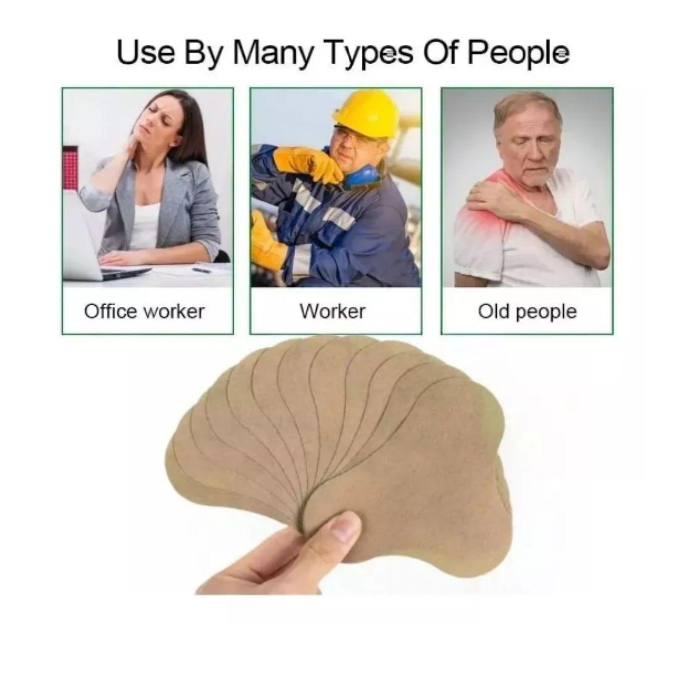 Pack 20 Parches Alivia Dolor Cervical Cuello Hombro 930-2