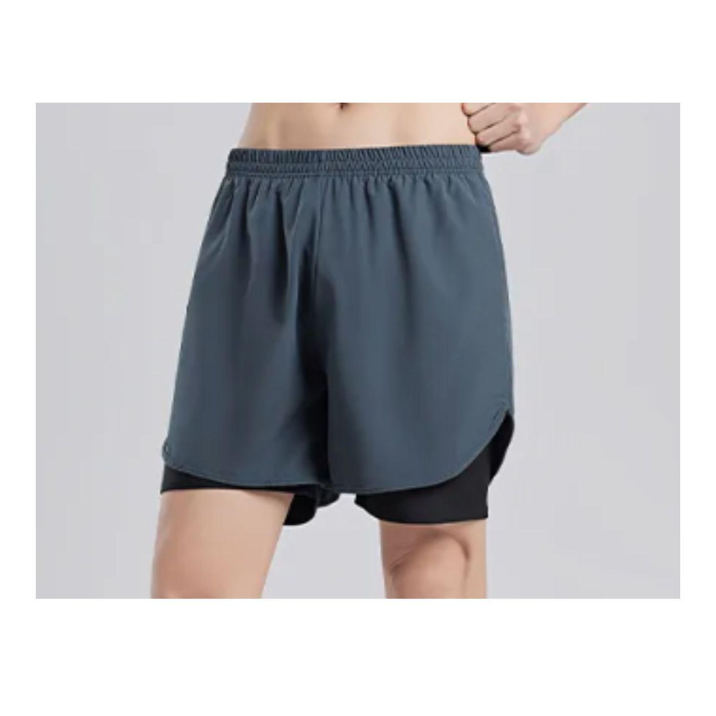 Conjunto De Baño Hombre Short Polera Y Gorro Secado Rápido 8001-2