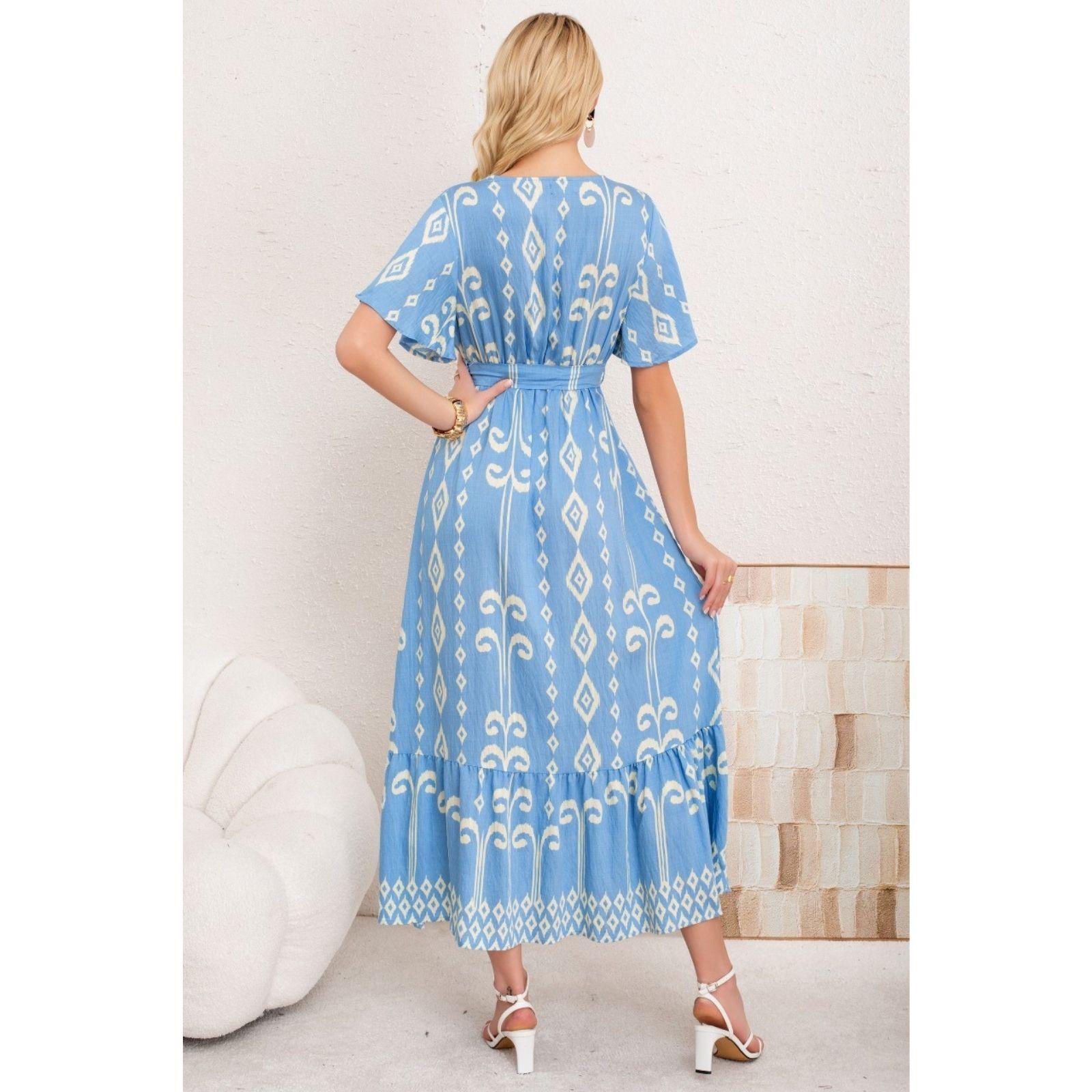 Maxi Vestido Largo Mujer Cruzado Diseño Casual Eventos 3363-2