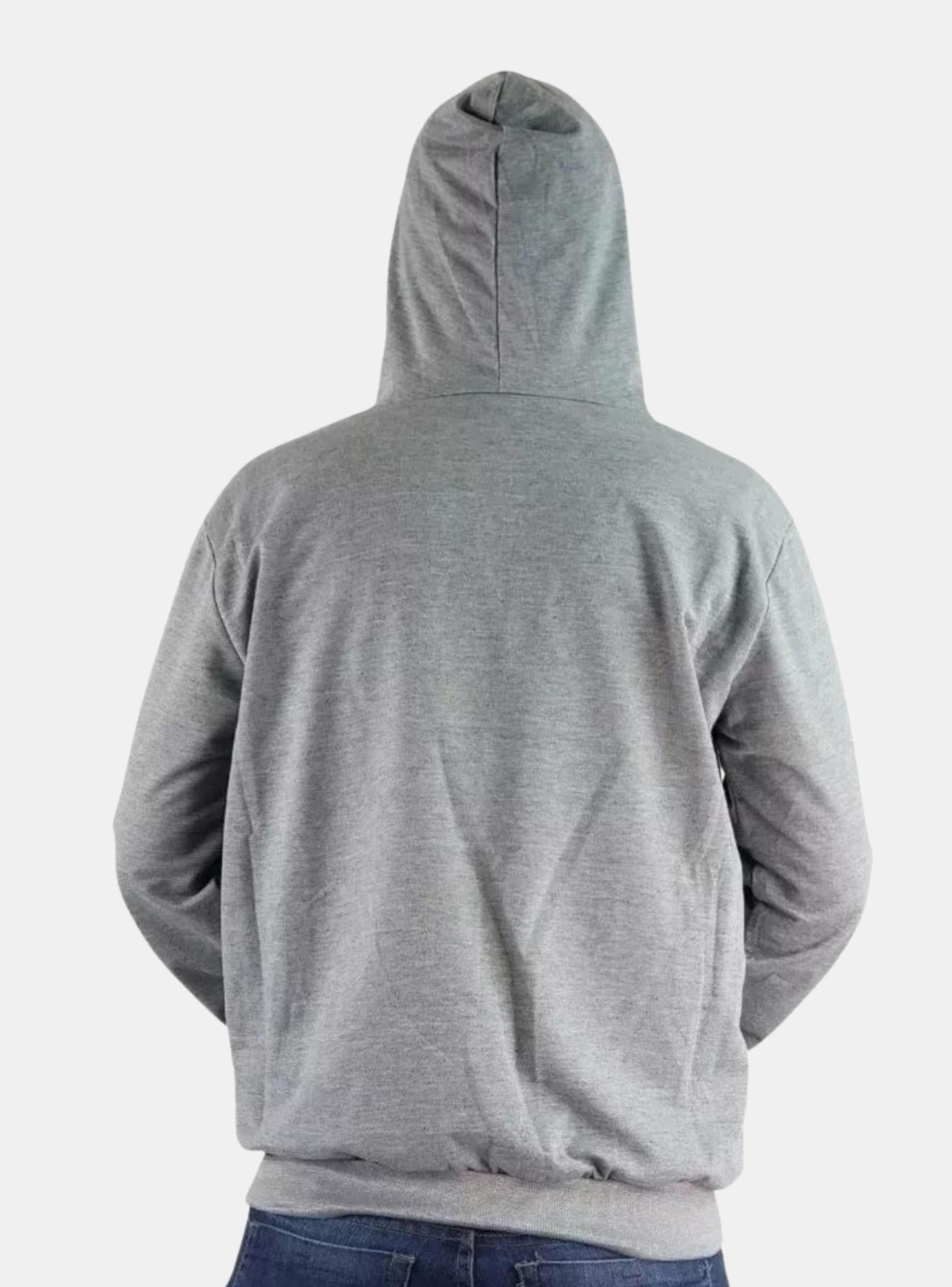 Polerón Canguro Hombre Forro Interior Polar Con Gorro Z105-2
