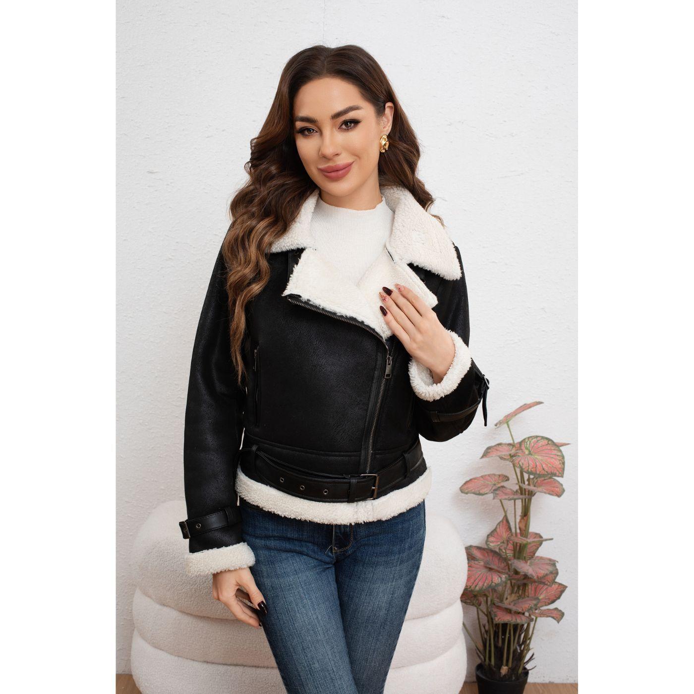 Chaqueta Mujer Piloto Chiporro Cierres Full Tendencia 7045-2