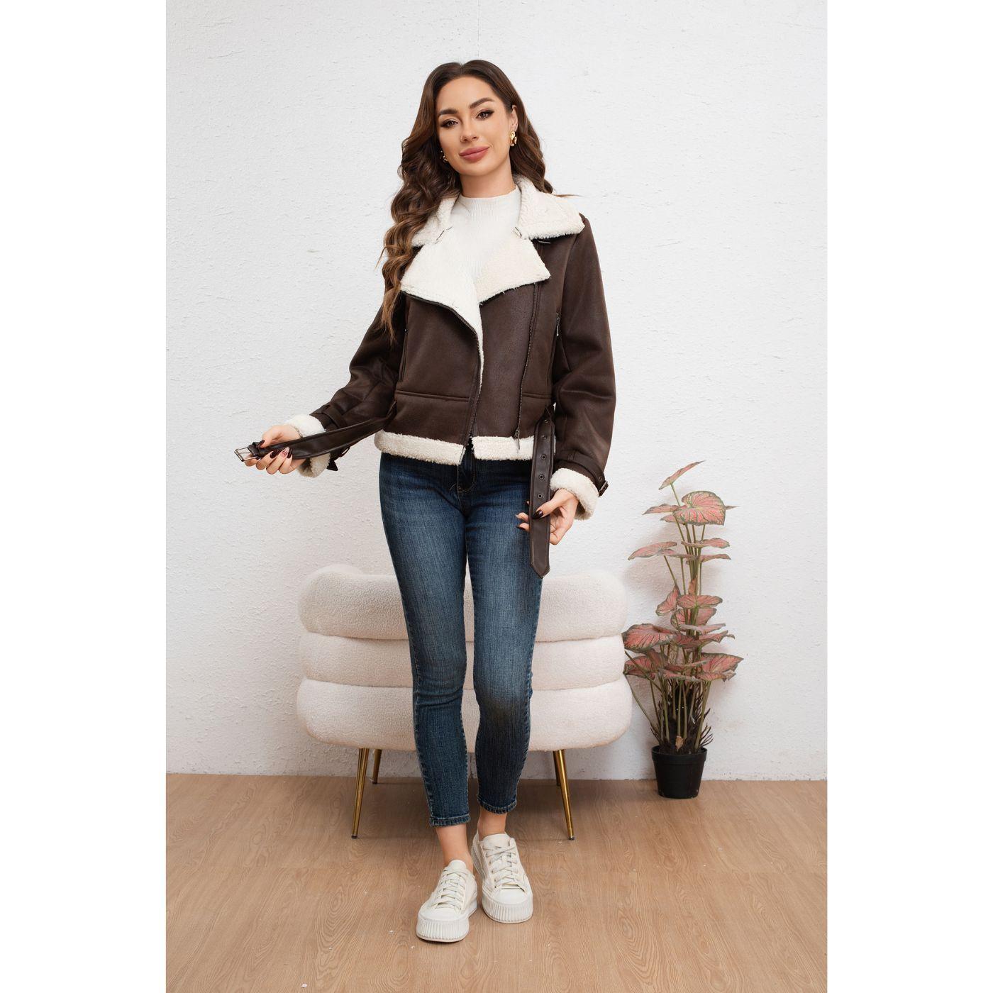 Chaqueta Mujer Piloto Chiporro Cierres Full Tendencia 7045-0