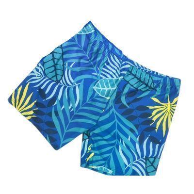 Conjunto De Baño Niños Jovenes Short Polera Gorro Manga Corta Palmeras 0062-2