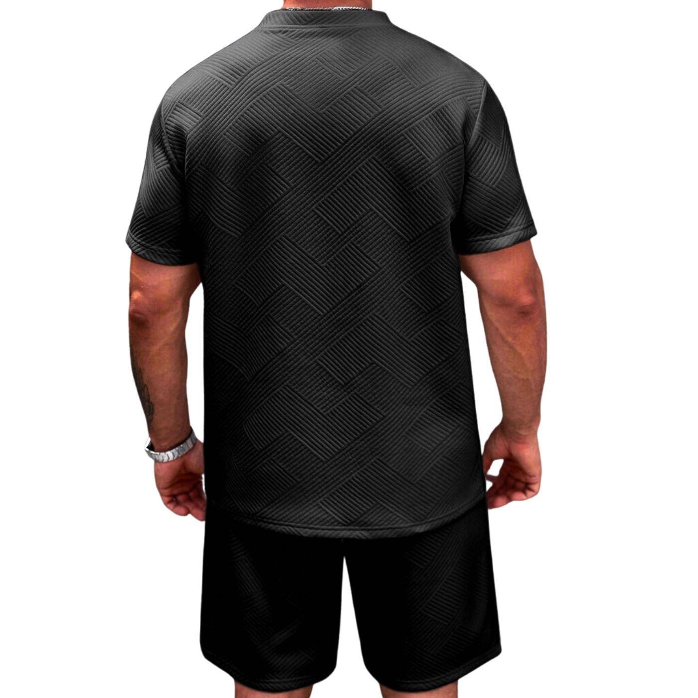 Conjunto Hombre Short y Polera Tendencia Urbana 0271-2