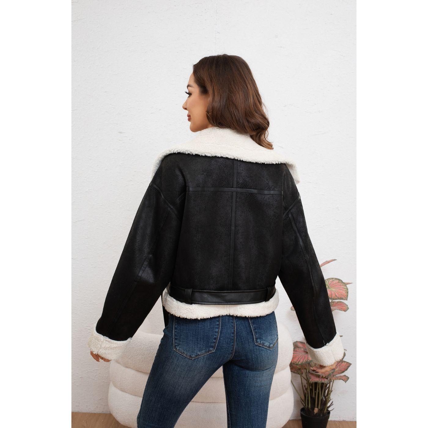 Chaqueta Corta Aviadora Mujer Forro Interior Chiporro Full Moda 7042-3