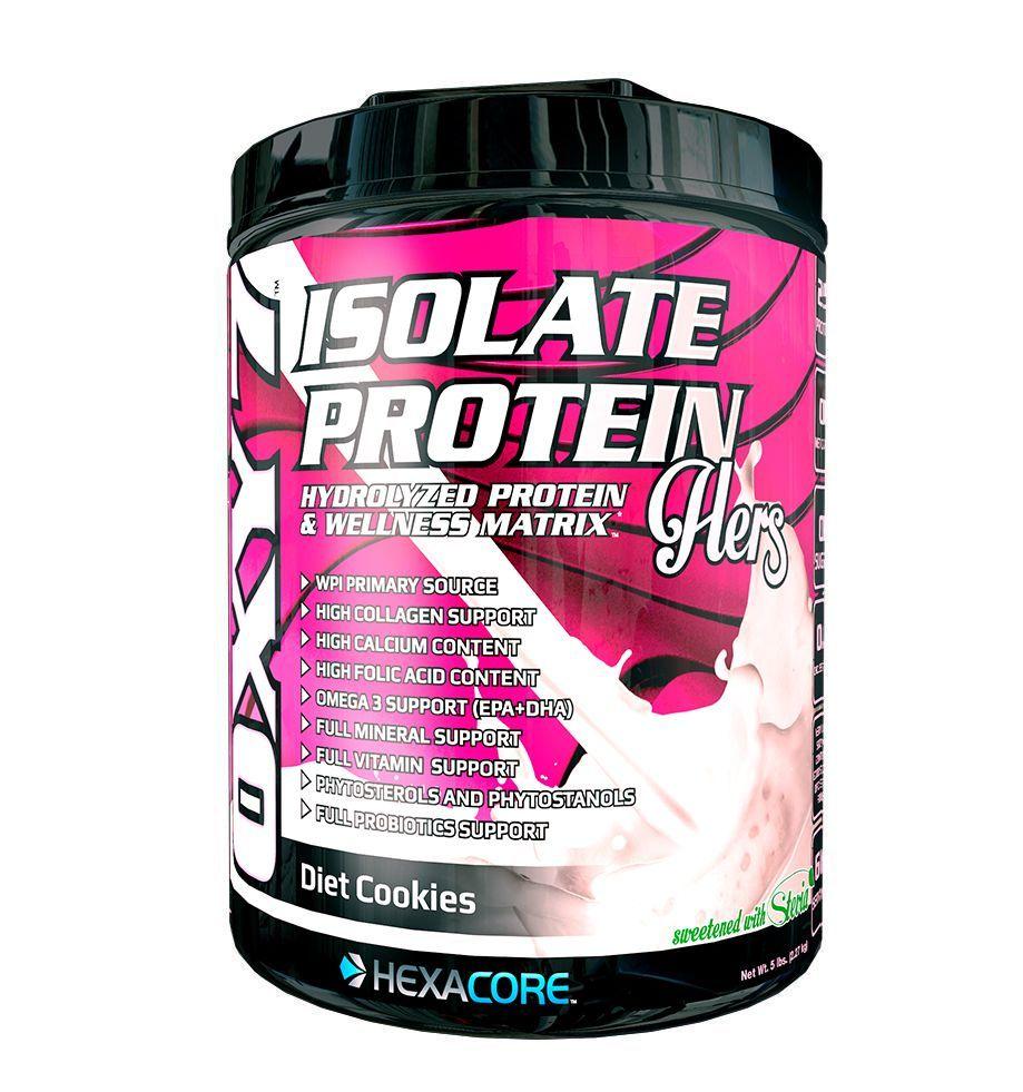 Oxy 7 Proteína Isolada Hexacore 5 Libras 60 Servicios. DIET COOKIES-0
