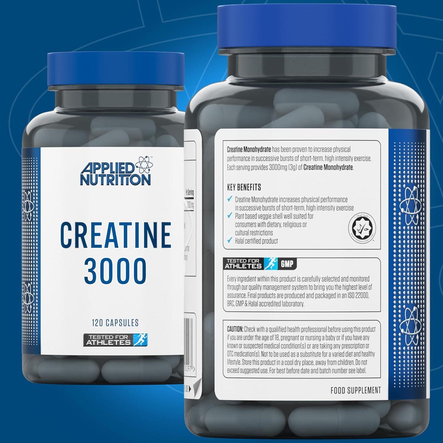 Creatina 3000 Applied Nutrition 120 Capsulas-1