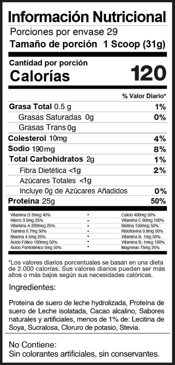 Belight Womens Whey Protein Isolate 2 Libras 29 Servicios - Piña Colada-1
