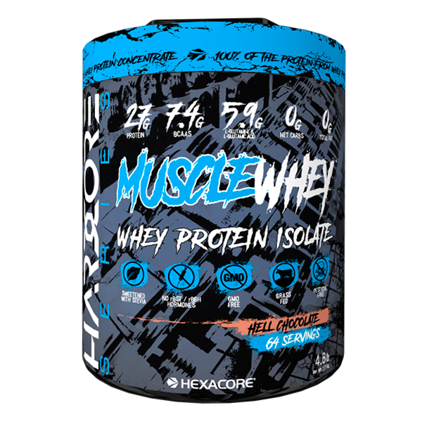Muscle Whey Hexacore 4.8 Libras 64 Servicios - Chocolate-0