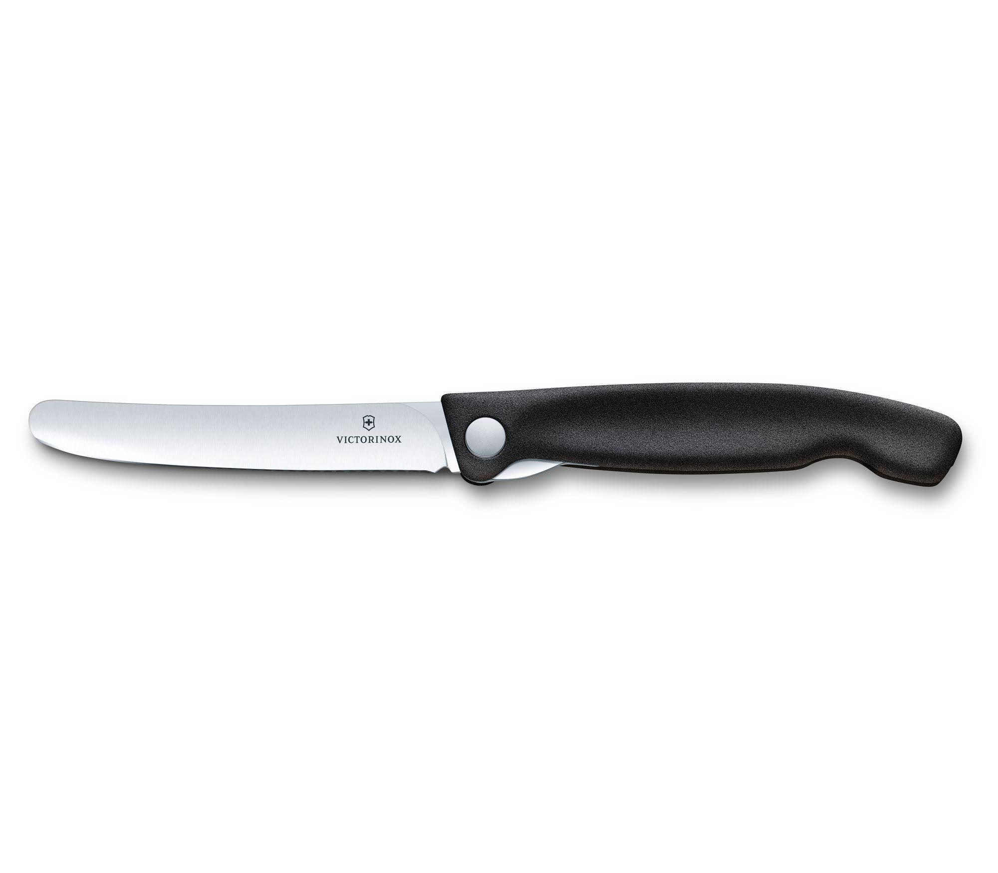 Cuchillo plegable negro liso Victorinox-4