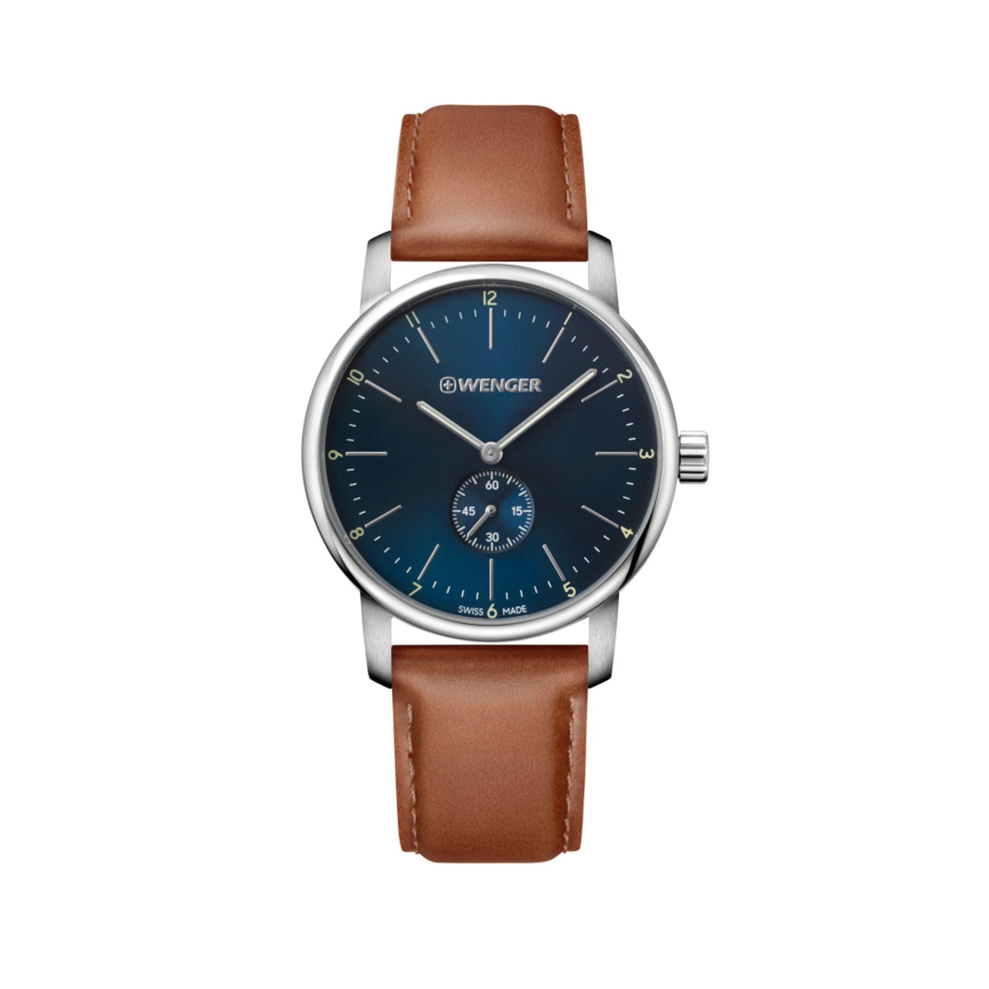 Reloj Urban Classic 42 mm Azul Cuero Wenger-0