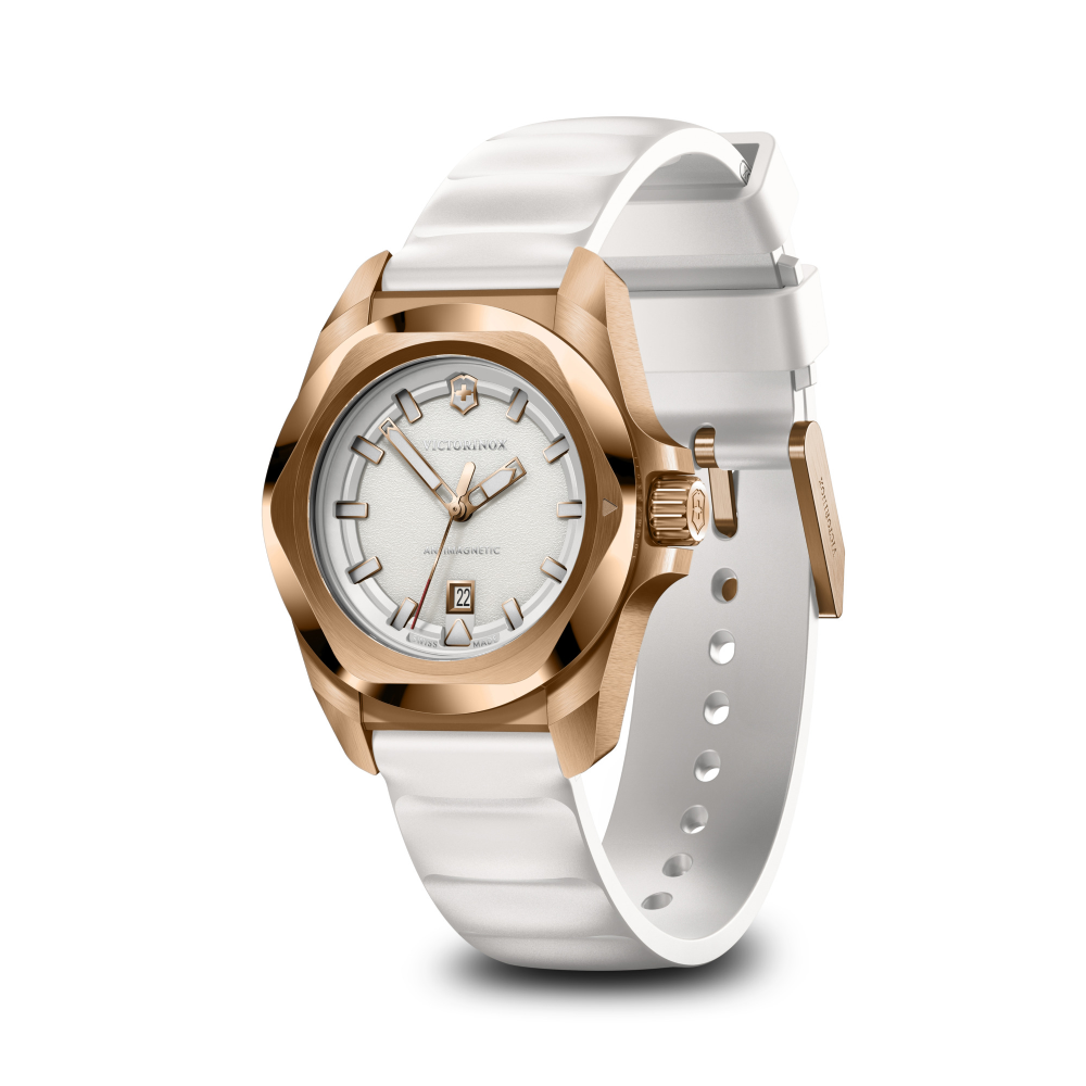 Reloj I.N.O.X. Quartz correa de caucho blanco Victorinox-2