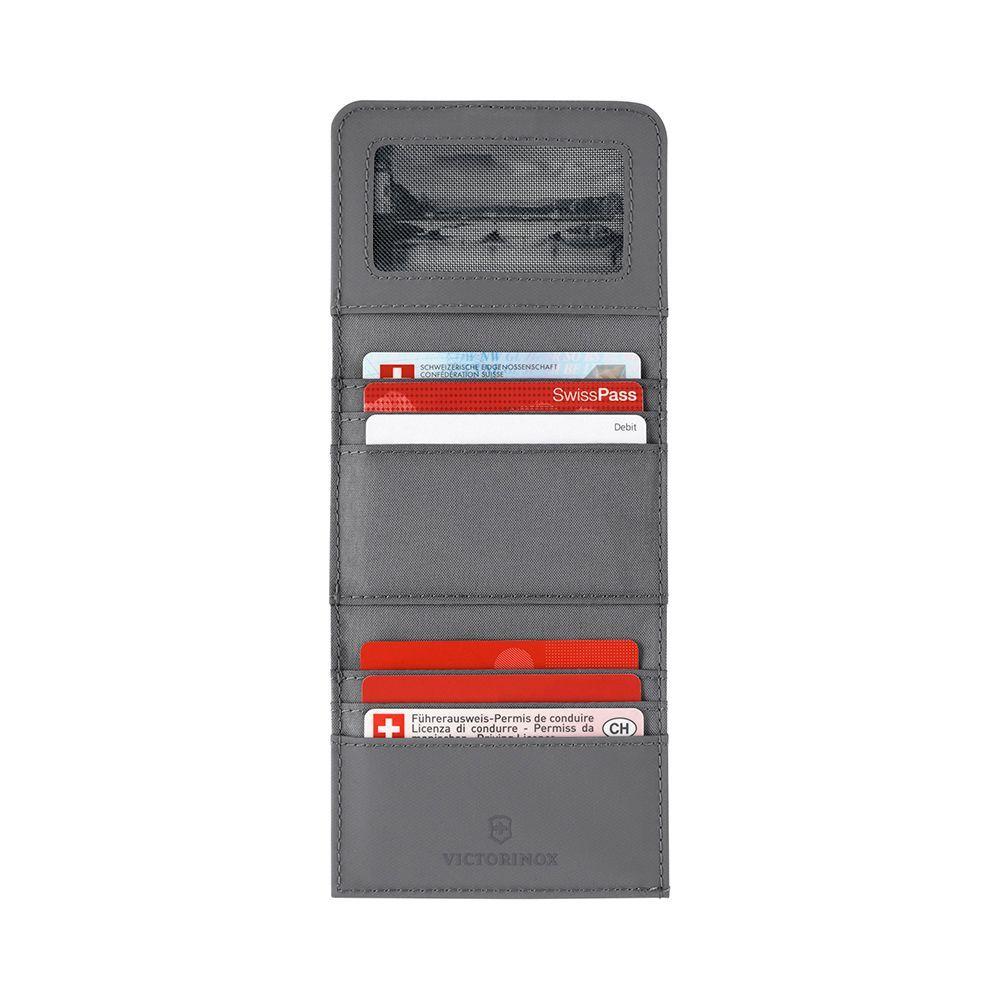 Billetera Tri-Fold con protección RFID Gris Victorinox-3