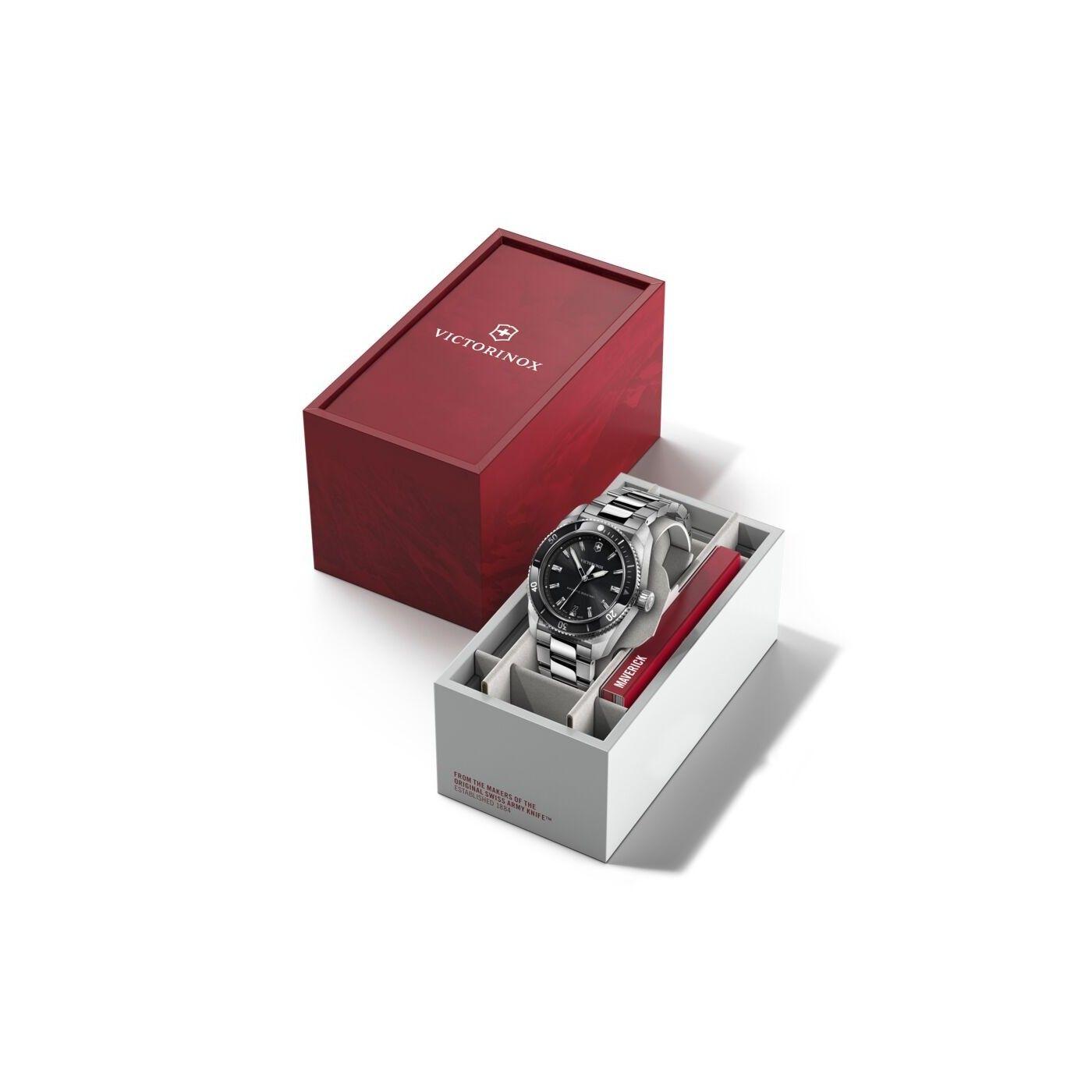 Reloj Maverick negro acero Victorinox-6